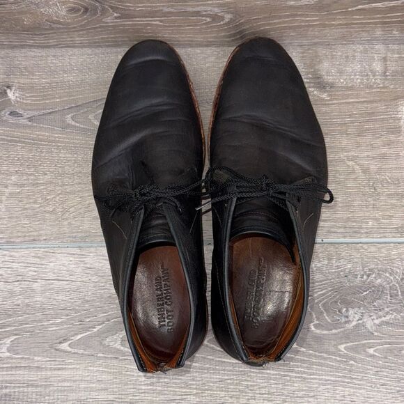 Timberland Boot Company Wodehouse 75510 Men’s Sz 12 Black Leather Chukka Boots - Picture 5 of 11